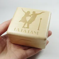 Handmade Nature Wood Wind Up Music Box, City of Stars Melody from LA LA LAND 1