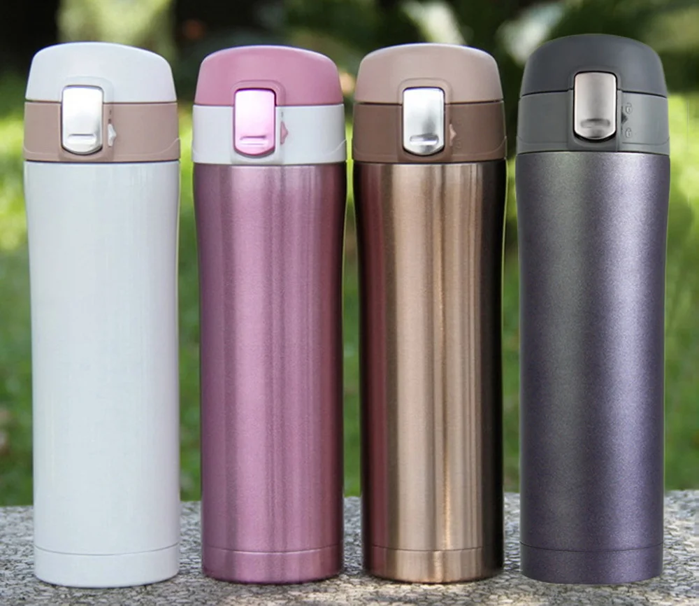 420ml Stainless Steel Cup Commuter Bottle Travel Mug Garrafa Termica