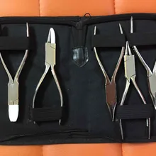 5 шт. ювелирные изделия DIY Инструменты матовые плоскогубцы из нержавеющей стали для оправы очков