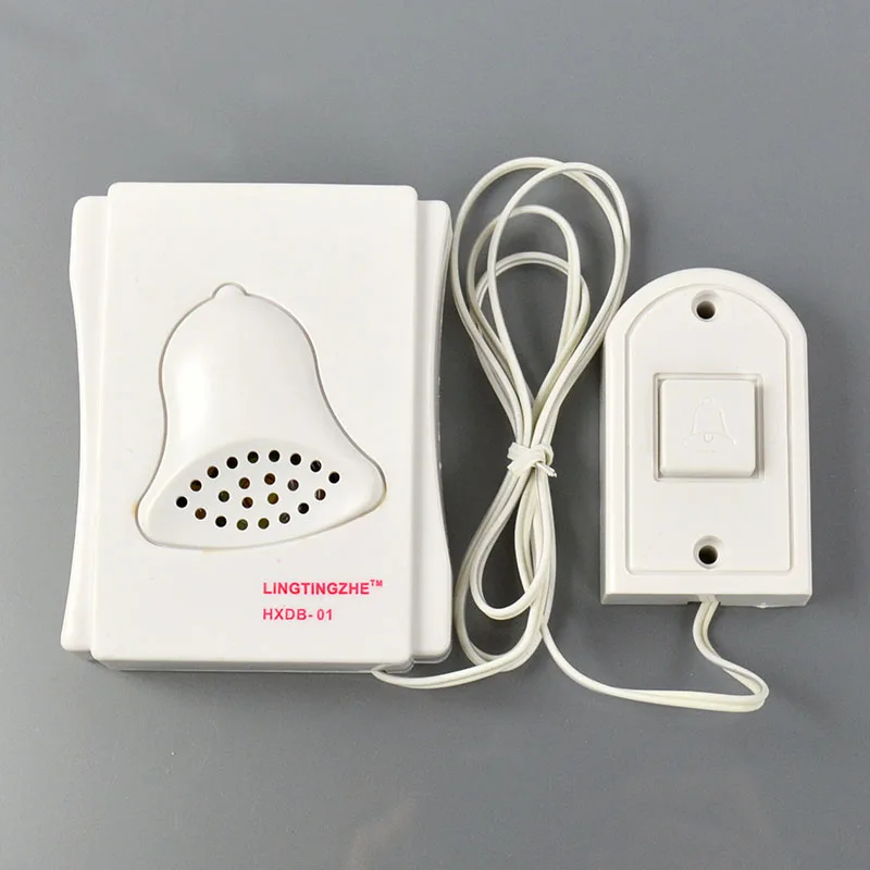 Easy Installed White Wired Push Button Doorbellin Doorbells from Home