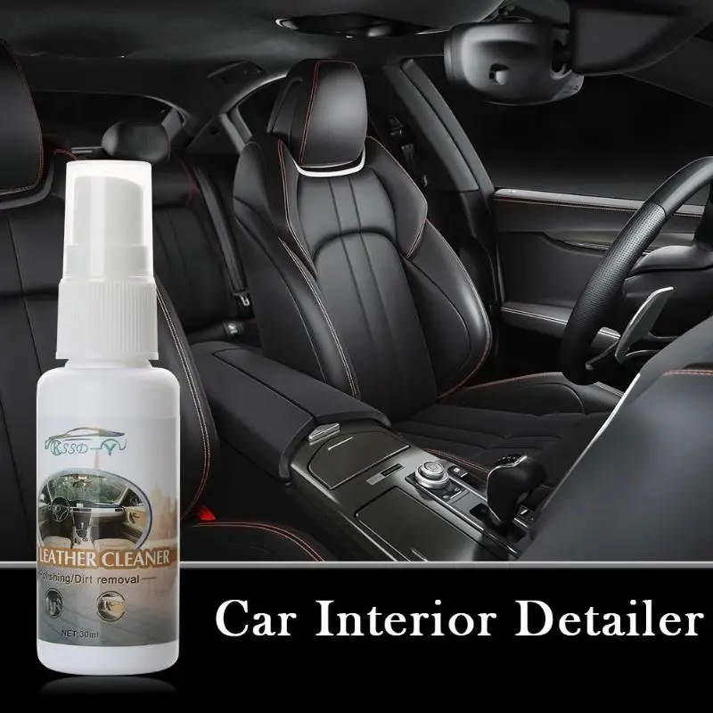 Us 3 68 5 Off 30ml Car Interior Detailer Leather Surface Seat Polish Wax Inner Dashboard Cleaner Maintain Washing Care Tool Renovation Liquid In