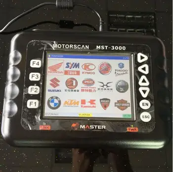 

Master MST-3000 Full Version/ Asian/European Version Universal Motorcycle Scanner Fault Code Scanner for 15 Brands Motorcycle