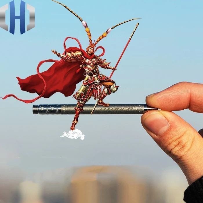 

Titanium Alloy Toothpick Toothpick Box Toothpick Tube Gold Hoop Outdoor Portable Sign Fruit Sign EDC