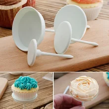 Новое поступление 1 комплект/4 шт Sugarcraft кекс торт стенд глазурь Крем Цветок украшения ногтей набор инструментов