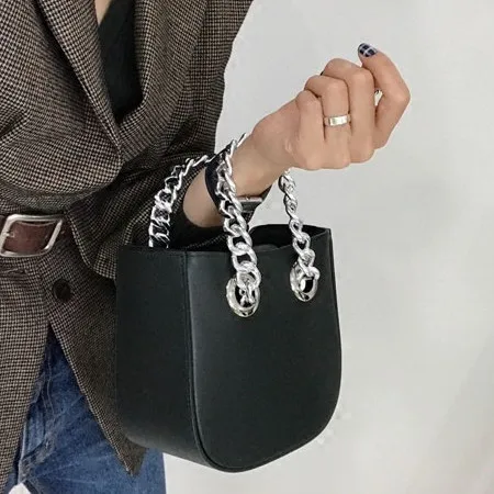 

Fashion Mini chain handbag for women Shoulder bag PU leather female Crossbody Bag little bag ladies messenger bags Women's Totes