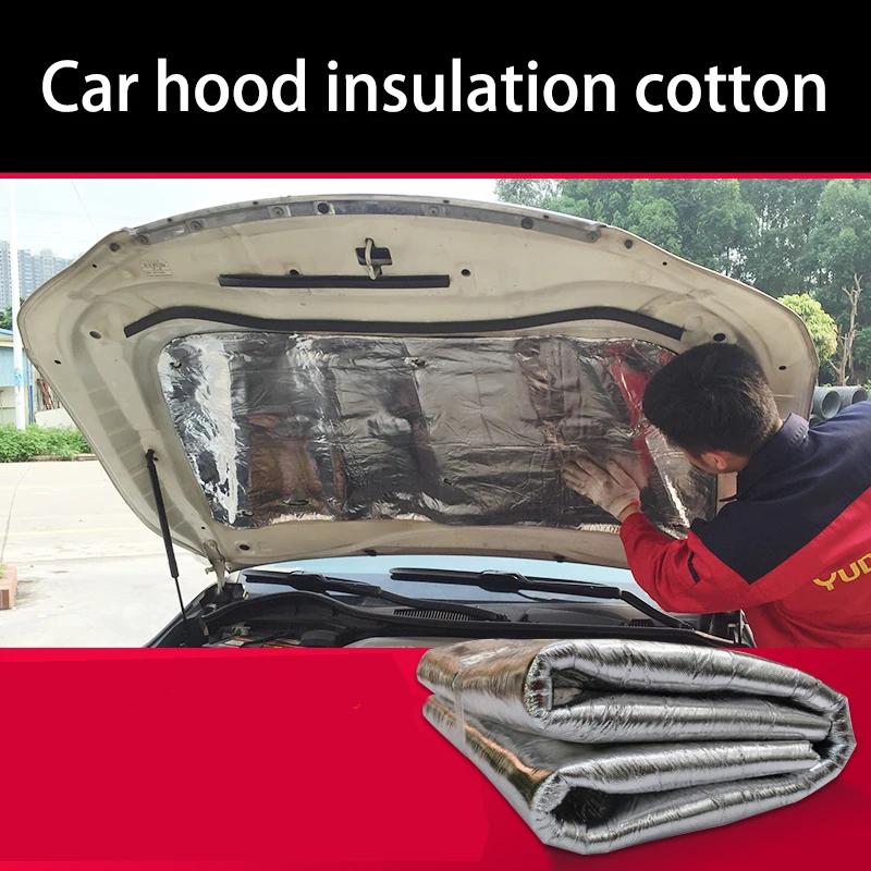 lsrtw2017 free shipping Car hood engine noise insulation cotton heat