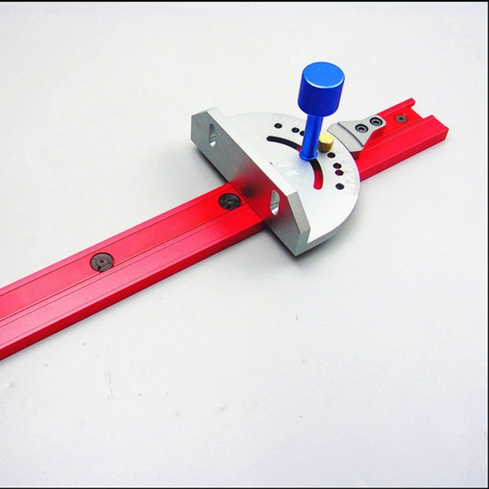 400/600/800MM Universal Aluminium T-track 45mm Chute Pusher Electric Circular Saw Flip Table Woodworking DIY accessories