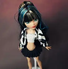 fashion Children kids baby american Girls Gift Doll Accessories clothes bjd casual suit party dress For Monster High Dolls 1/6 original 1 6 doll accessories doll clothes genuine dress for monster inc high dolls girls gift kids doll