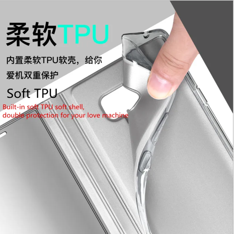 Xiaom Mirror Smart View Case Xiaomi Redmi 5 Plus 6A Note7 5 4X 6 Pro Flip Leather Stand Case Xiaomi 9 Max3 F1 Mi 8 Lite Cover