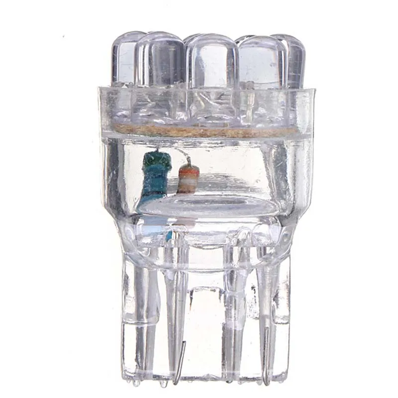 

1/2/10X T20 7443 7440 LED Car Brake Turn Signal Rear Light Lamp Bulb White Transparent Shell Singal Lamp Lights DC12V