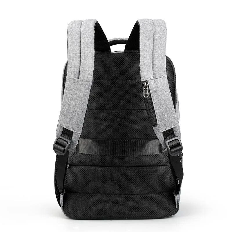 17.Grey backpack back