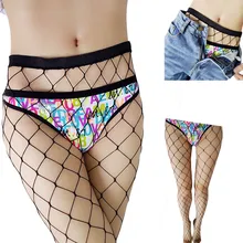 SEXY women high waist fishnet stocking fishnet club party tights panty knitting net pantyhose trouser mesh
