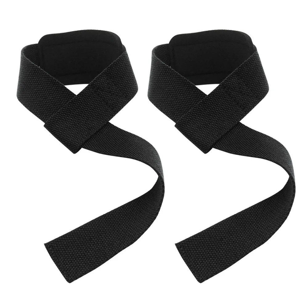 

1 Pair Gym Weight Lifting Straps Power Training Grip Gloves Wrist support wrap Hand bar Q1116*20