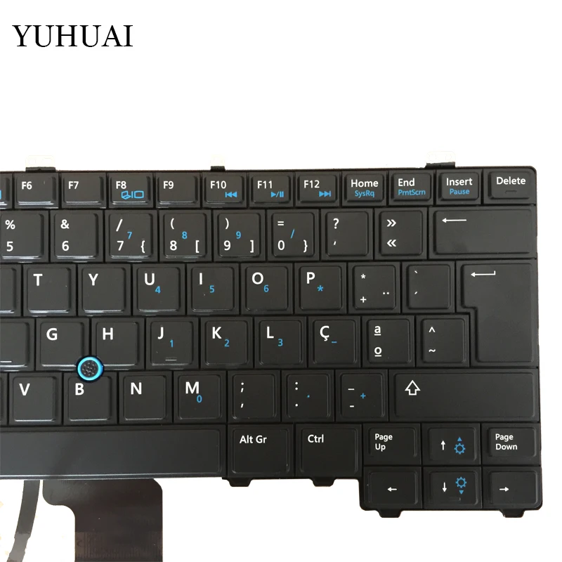  New Portuguese Keyboard For Dell Latitude E7440 E7240 Black 0JYFTN Laptop PO Keyboard With Point St