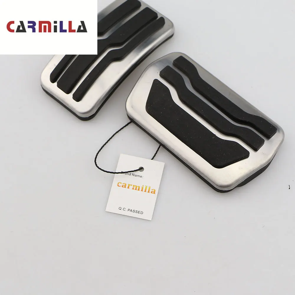 Carmilla автомобильные педали акселератора набор тормозных педалей чехлы для