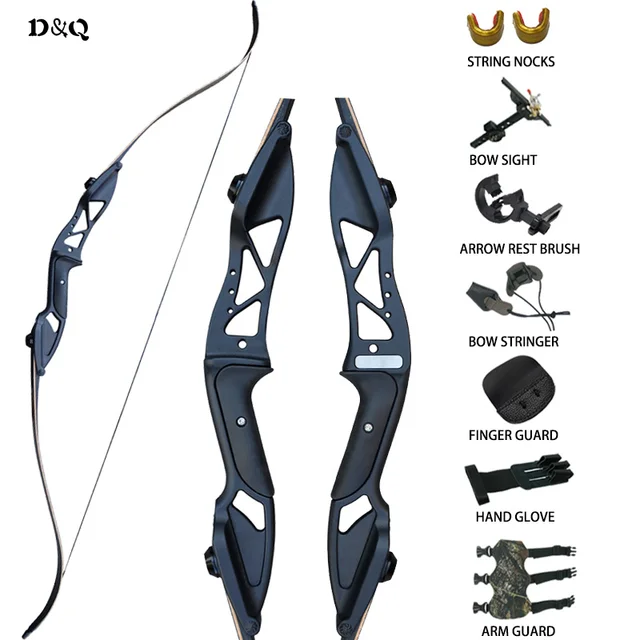  US $237.98 Archery Recurve Arrows Hunting 50lbs Shooting Target Practice Sport Aluminum Alloy 