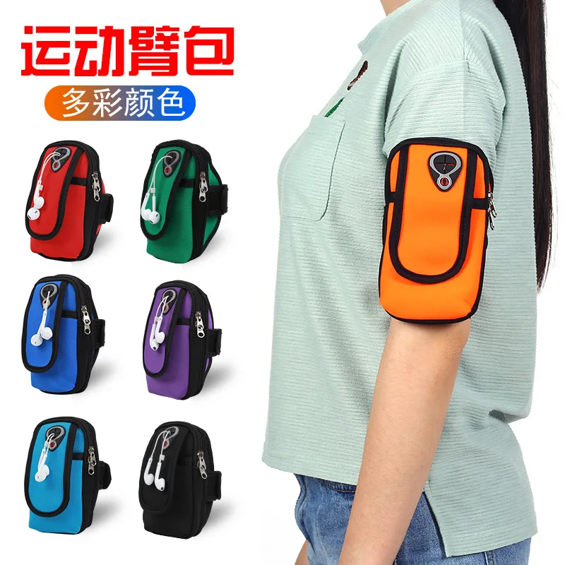 Повязка на руку держатель телефона с держателем для наушников Sweatproof Arm сумка 4 до 6