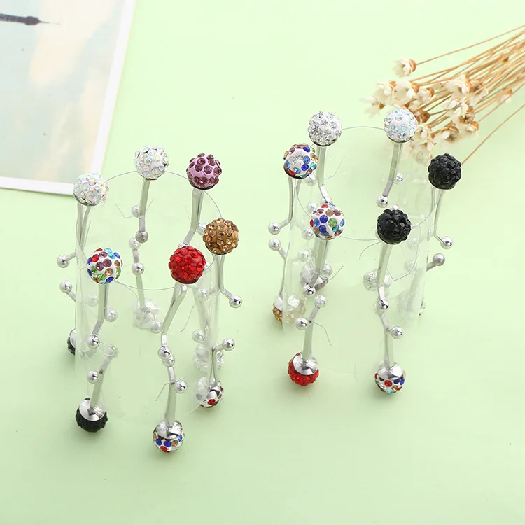 7 colors new hijab pins rhinestone crystal muslim hijab clip brooches