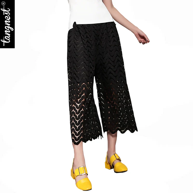 TANGNEST Women Wide Leg Pants 2017 Fashion Spring Summer