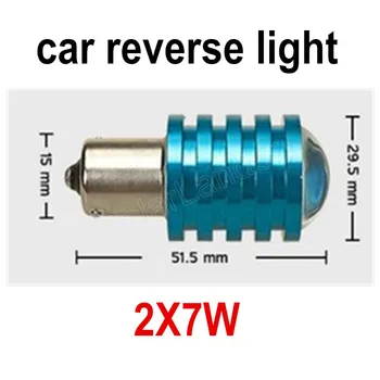 

best selling 12V 1156 BA15S 2X7W led Parking backup external tail Car Reverse Brake Light Bulb Lamp