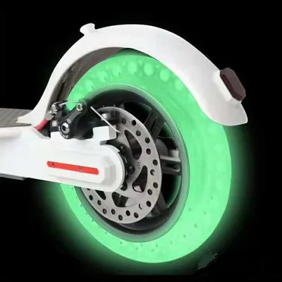 

Night Fluorescent For Xiaomi Mijia M365 Scooter Skateboard Damping Rubber Tires Wheels Tyre Fluorescent Solid Hole Tires