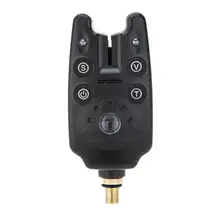 

Fishing Bite Alarm with 2 LEDs Blue Light Adjustable Tone Volume Sensitivity Sound Fish Bite Alarm Waterproof Fishing Tool