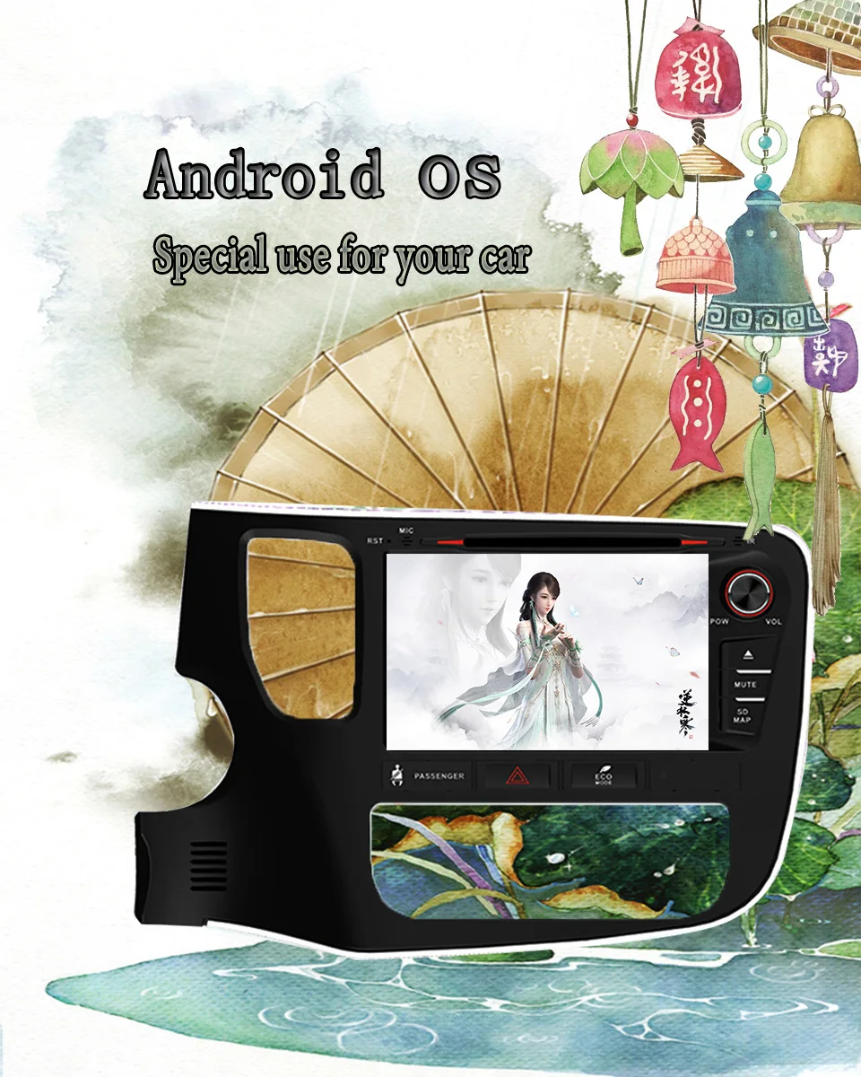 Ips DSP 3/4G Android8.1 8 ядра, 4 Гб Ram, 64 ГБ Rom, автомобильный DVD gps для Mitsubishi Outlander- мультимедийный плеер стерео радио