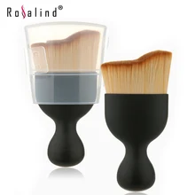 1 PCS Contour Foundation Brush S Shape Cream Makeup Brushes Loose Powder Brush Multifunctional Make Up Brushes With Protect Lid