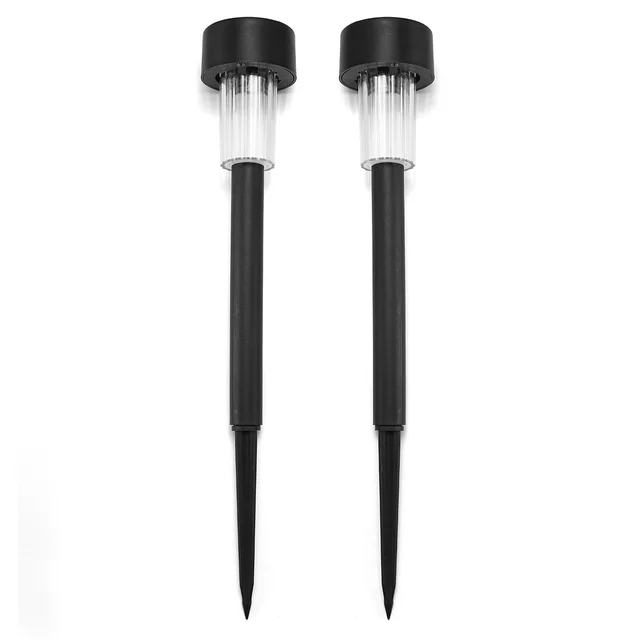 Solar LED Power Outdoor PathWay Fence Light Spot Lamp Yard Garden Lawn Landscape White/Seven Colorful Light Energy-efficient ABS