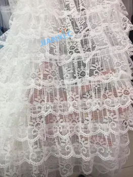 

Latest nigeria Lace for wedding dress Free Shipping CiCi-9704 African Net Lace High Quality