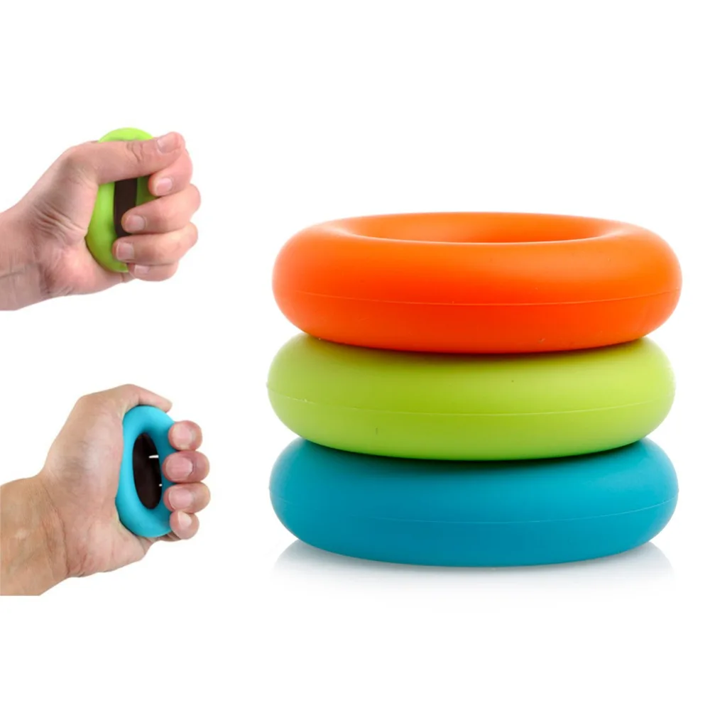 

7cm Strength Finger Hand Grip Muscle Power Training Rubber Ring Exerciser
