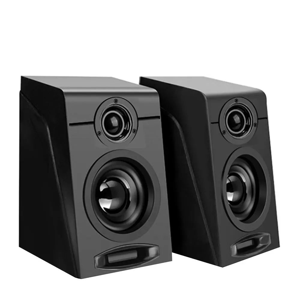 

2pcs New MiNi Subwoofer Restoring Ancient Ways Desktop Small Computer PC Speakers With USB 2.0 & 3.5mm Interface
