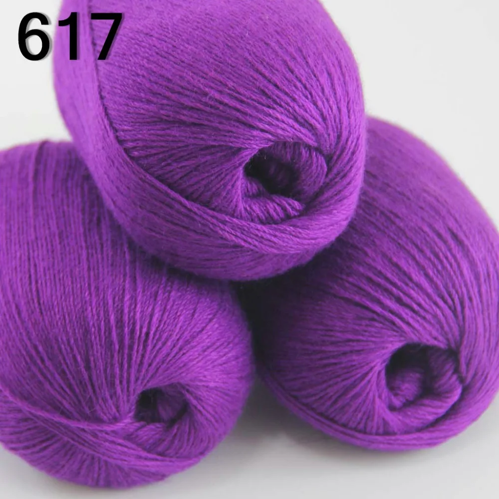 High quality 100 pure cashmere luxury warm and soft hand knitting yarn