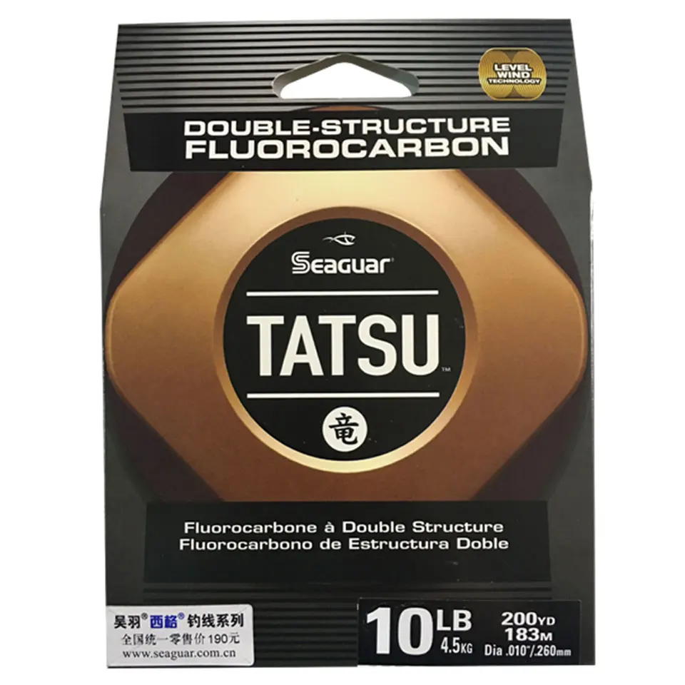 Леска рыболовная SEAGUAR TATSU фторуглеродная 100% фунта 183 м|Рыболовные лески| |