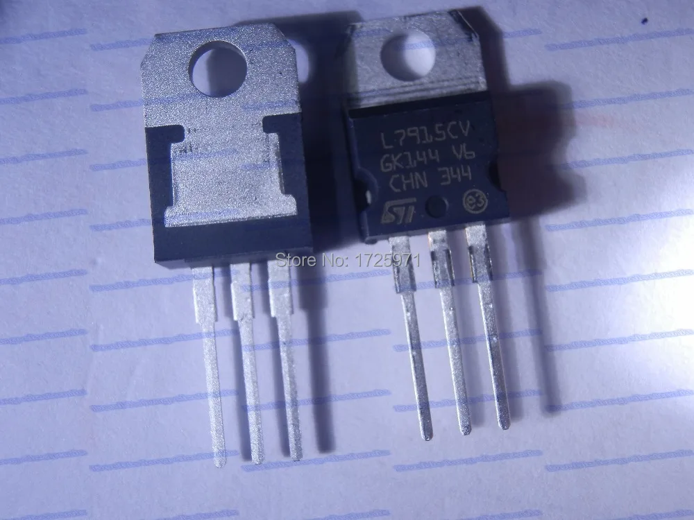 

100PCS/LOT L7915CV L7915 IC REG LDO -15V 1.5A TO220AB