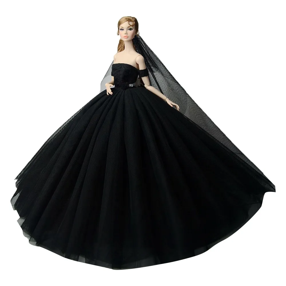 NK новейшее платье-кукла принцессы, костюм, элегантное кружевное свадебное платье для куклы Барби для 1/6 BJD, кукла, лучший подарок, игрушки JJ - Цвет: E