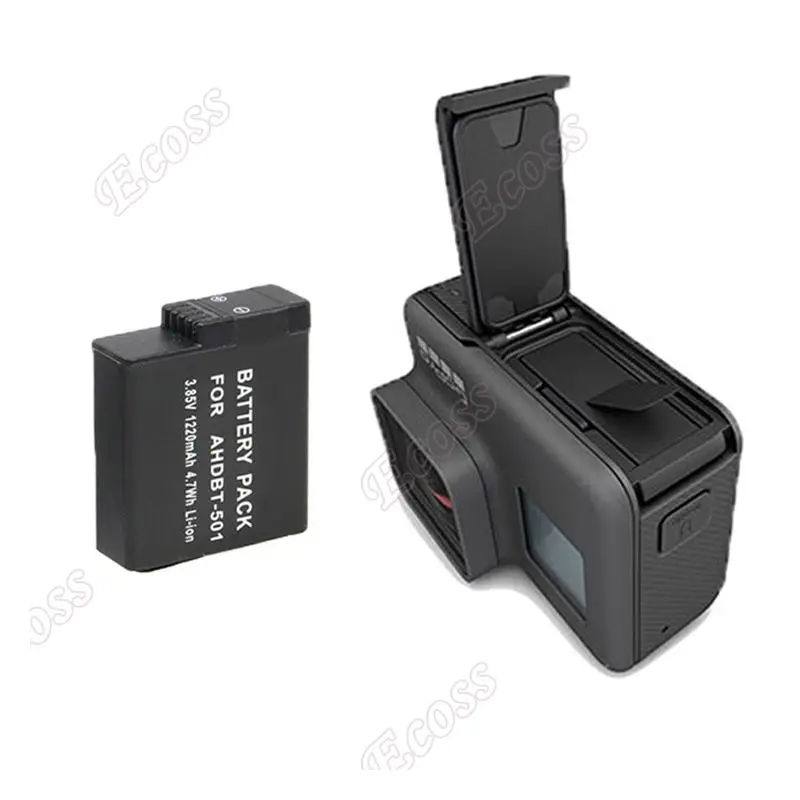 For Gopro Hero 5 6 7 8 Battery 2pcs 12mah Gopro 5 Battery Dual Battery Charger For Gopro Hero5 6 7 8 Black Camera Accessories Battery Gopro Battery For Goprogopro Battery Aliexpress