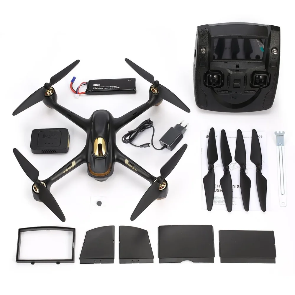 

Hubsan H501S 5.8G FPV Brushless 1080P HD Camera Drone Altitude Hold Automatic return Headless Mode RC Quadcopter with GPS