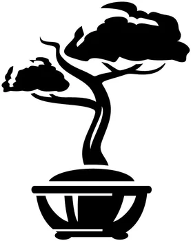 

BONSAI LITTLE TREE JAPAN ASIAN STYLE DECOR ART VINYL DECAL STICKER 15cm