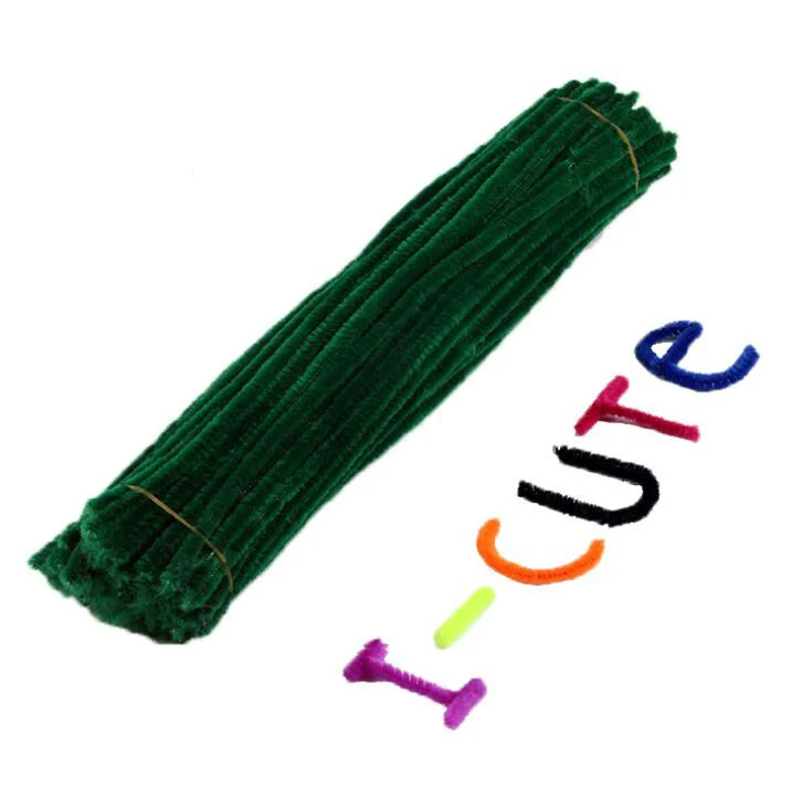 WISHMETYOU 50 шт. 30 см красочные стебли синели, очистители труб для Diy детей Diy Плюшевые Развивающие игрушки ручной работы товары для творчества - Цвет: Color 7
