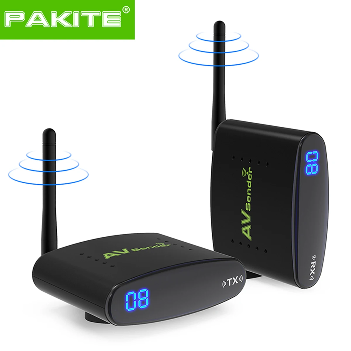 

PAT-335 2.4G 2.4G Smart Set Top Box Sharing Device Wireless Transmitter Set Top Box Transmitter 100 Meter Transmission Distance
