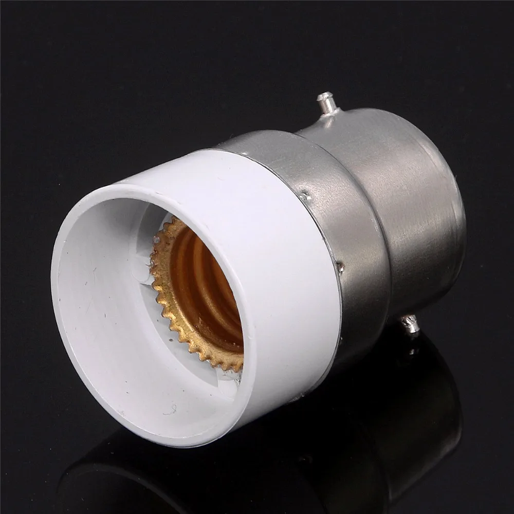 

B22 To E14 Lamp Holder Converter Socket Base Adapter Fireproof Material Lamp Base Adapter For LED Lamp Corn Light Bulbs
