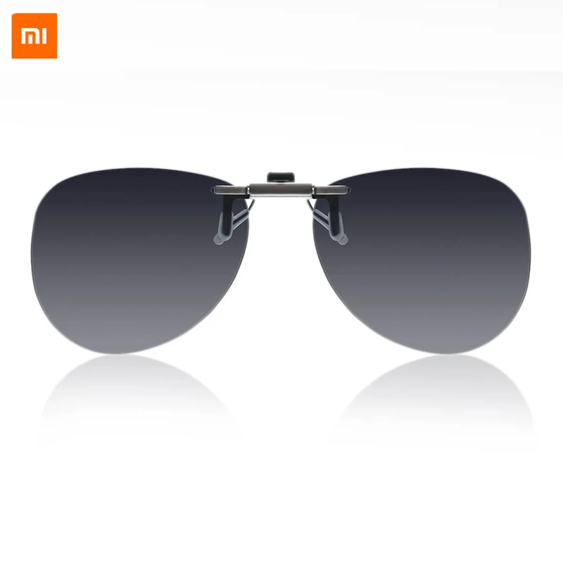 

Newest Xiaomi Youpin TS Brand Clip Sunglasses Polarized Glass Clear Sight Anti UVA UVB Protecting Eyes for Travel