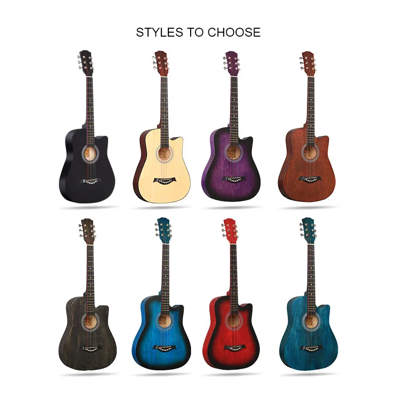 Acoustic Guitar Beginner Boy & Girl Student 38' 38 Inch Unisex Acoustic