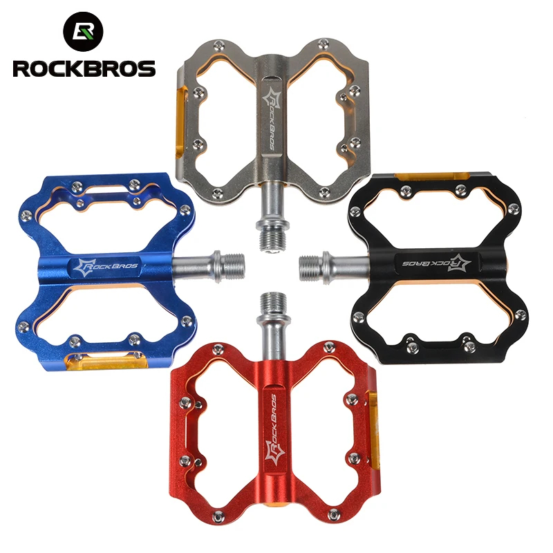 

ROCKBROS Cycling Ultralight Aluminum Alloy Road Bicycle Pedals Outdoor Sports Road Bike Cycling Sealed Bearing Pedals 4 Styles