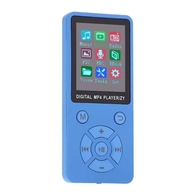 Мини Блестящий USB Клип ЖК-экран MP4 медиаплеер Поддержка 32G TF карта ультра тонкий звук без потерь 1,8 ''MP4-плеер с FM электронной книгой