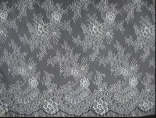 3 meters per pc Ivory Alencon Lace Eyelash French Lace Fabric Upscale bridal Lace Quality Wedding Gown Lace