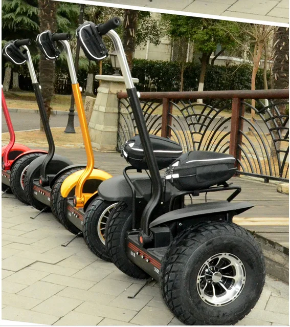 Внедорожных 2 Колеса Постоянный электрический скутер с поручнями|wheel electric standing