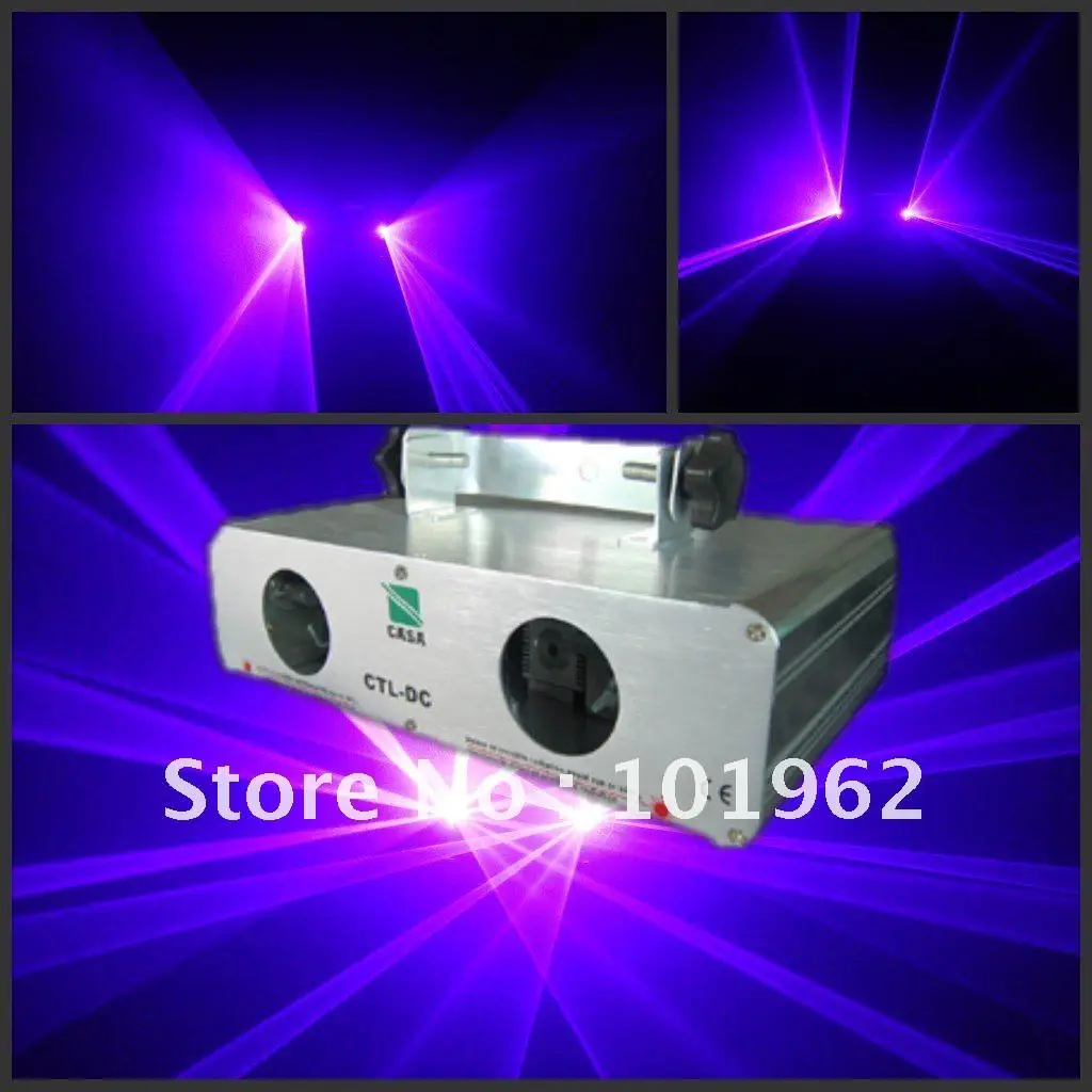 

200mW 405nm Violet Blue Party Laser DMX Sound Auto DJ Disco Christmas Stage Lights