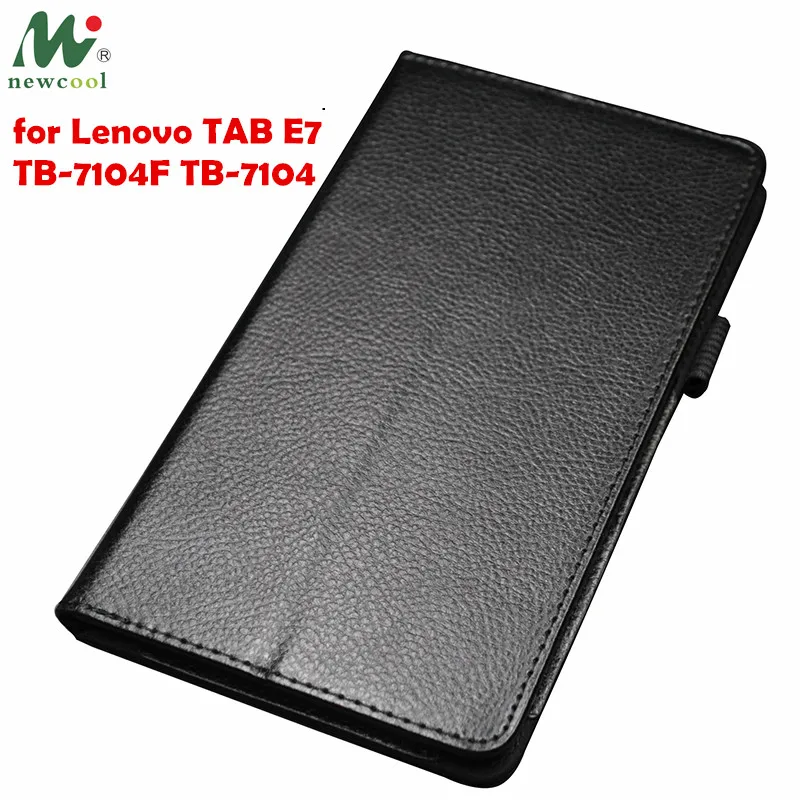 Tab E7 E 7 подставка литчи из искусственной кожи чехол откидная крышка для lenovo TAB TB 7104F
